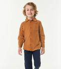 Camisa Polo Infantil Manga Longa trick Nick Marrom