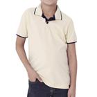 Camisa Pólo Infantil Masculina Malwee Piquet Bege - 100011