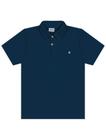 Camisa Polo Infantil Menino Básica Azul Marinho Divertto