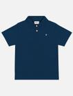 Camisa Polo Infantil Menino Básica Azul Marinho Divertto