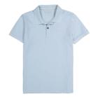 Camisa Polo Infantil Menino Essencial Azul Grisaceo Ogochi