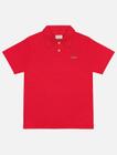 Camisa Polo Infantil Menino Vermelho Divertto