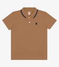 Camisa Polo Infantil Trick Nick Marrom