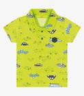 Camisa Polo Infantil Trick Nick Verde