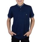 Camisa Polo Juvenil Masculina Applicato Piquet Gola Padre