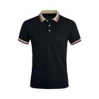 Camisa Polo Listrada De Algodão Respirável De Verão Masculina Casual Escritório Negócios Manga Curta