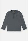 Camisa Polo Manga longa em Suedine Infantil Menino Up Baby