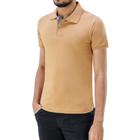 camisa polo masculina amarelo queimado ogochi