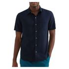 Camisa Polo Masculina Hering MC Linho Marinho - K48RAX7SI