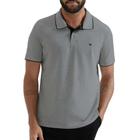 Camisa Polo Masculina Hering MC Piquet Regular Cinza - 036H3