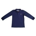 Camisa Polo Masculina Infantil Manga Longa em Suedine Up Baby