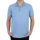 Camisa Polo Masculina Ogochi Piquet Casual Slim Azul - 00748