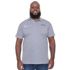 Camisa Polo Masculina Onbongo Plus Size Piquet Field Cinza D974A