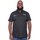 Camisa Polo Masculina Onbongo Plus Size Piquet Field Preta D974A