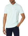 Camisa polo masculina Tommy Hilfiger com ajuste personalizado verde mesclado