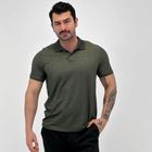 Camisa Polo Ogochi Manga Curta Slim Masculina