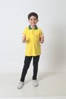 Camisa Polo ou Body Polo Infantil Amarela Canarinho