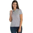 Camisa Polo Piquet Feminina Lisa Gola Polo