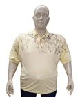 Camisa Polo Plus Size estampada 15111 96% algodão e 4% elastano