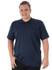 Camisa Polo Plus Size Masculina Anistia Bolso Básica Marinho