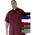 CAMISA POLO PLUS SIZE Masculina Malha Piquet Algodão Tamanho Grande Especial