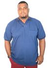 Camisa Polo Plus Size Piquet Básica Masculina