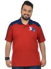 Camisa polo ponto plus size fenomenal(sem elasticidade)