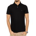 Camisa Polo Tommy Hilfiger Regular Preto