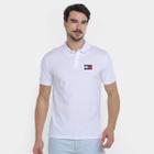 Camisa Polo Tommy Jeans Casual Badge Manga Curta Masculina