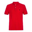 Camisa Polo U.S. Polo Assn. Lisa Poney Vermelha
