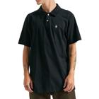 Camisa Polo Volcom Solid Stone Preta