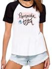 Camisa promovida a titia camiseta tia raglan presente