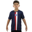 Camisa PSG Braziline Illuvium Infantil Azul Marinho