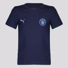 Camisa Puma Manchester City Juvenil Marinho
