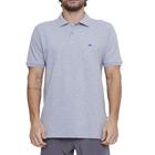 Camisa Quiksilver Polo Embroidery Piquet SM25 Cinza Claro