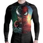 Camisa Rash Guard Venom e Homem Aranha ATL