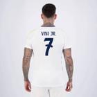 Camisa Real Madrid Vini Jr 7 Branca