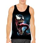 Camisa Regata Verão Adulto Infantil Venom Homem Aranha Multiverso