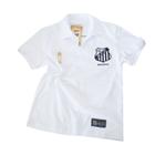 Camisa Retrô Juvenil Santos Bimundial Branca 62/63 - Retrô Mania