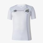 Camisa Santos 23/24 s/n Aquecimento Umbro Masculina - Branco+Cinza