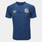 Camisa Santos 24/25 s/n Treino Umbro Masculina - Marinho