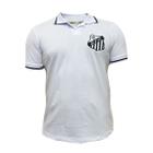 Camisa Santos F.C Retrô Polo Branca - Masculino - RetrôMania