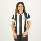 Camisa Santos Season Feminina Preta e Branca