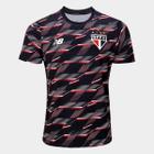 Camisa São Paulo 24/25 s/n Pré Jogo New Balance Masculina