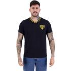 Camisa São Paulo Clube Masculina - Preto