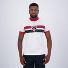 Camisa São Paulo Geometric Branca e Vermelha - Spr