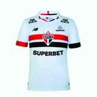 Camisa São Paulo I New Balance 24/25 Jogador C/ Patrocínio Branca