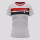 Camisa São Paulo Realistic Feminina Branca - Braziline