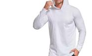 Camisa Segunda Pele Dry Fit Térmica Proteção Uv Com Capuz