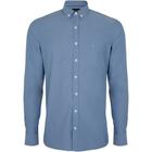 Camisa Slim Individual Lisa IN24 Azul Masculino